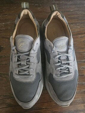 Johnston & Murphy Men’s Sneakers Size 10.5 Gray Comfort Casual Lace-Ups